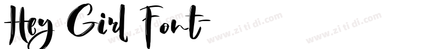 Hey Girl Font字体转换